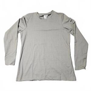 NEW Tyndale Long Sleeve Fire Resistant Shirt Gray Mens Medium Regular USA